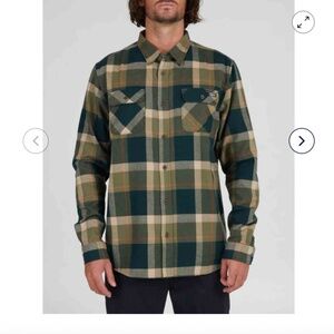 Salty Crew flannel, medium